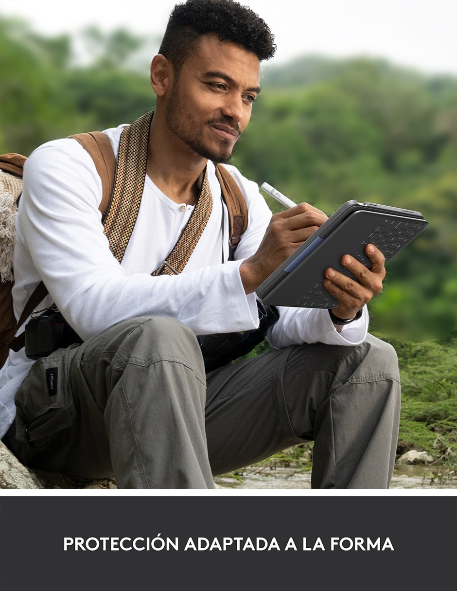 Teclado conexión inalámbrica Rugged Folio 2
