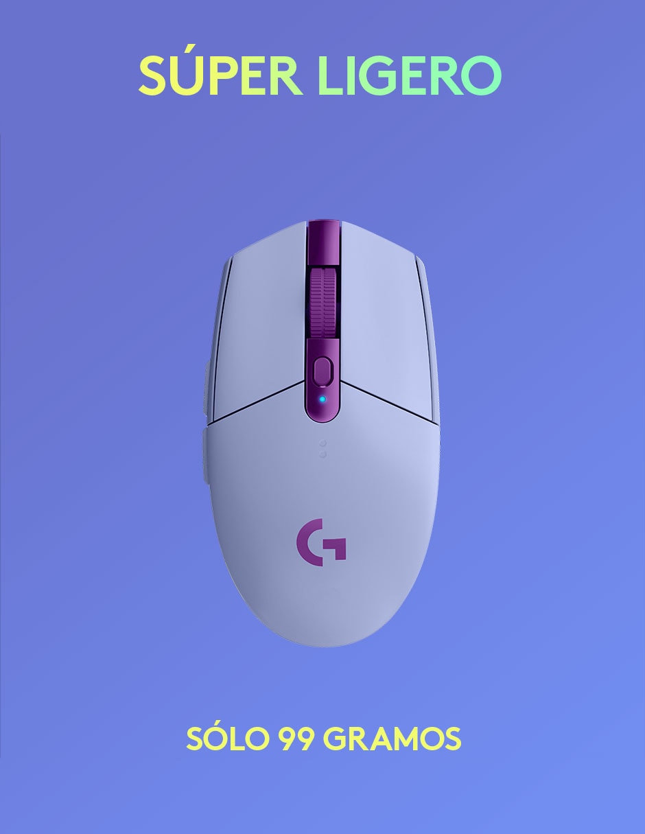 Mouse Inalámbrico G305 lila 5