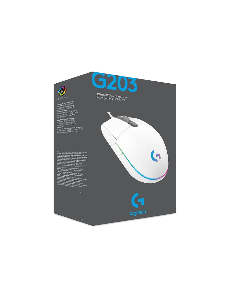 Mouse Gamer inalámbrico G203 10