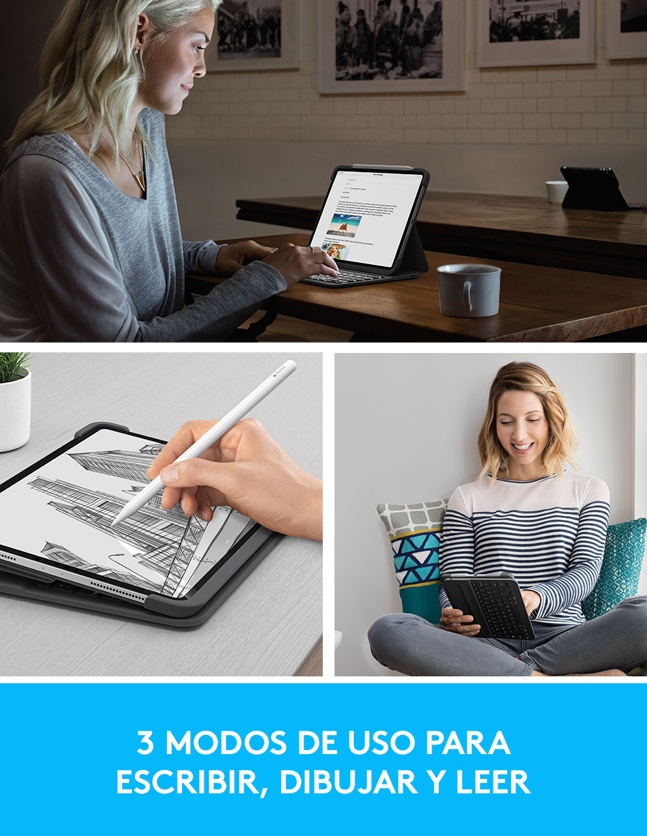 Teclado conexión inalámbrica Slim Folio 4