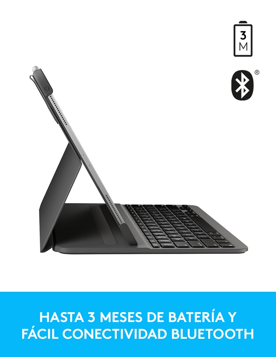 Teclado conexión inalámbrica Slim Folio 8