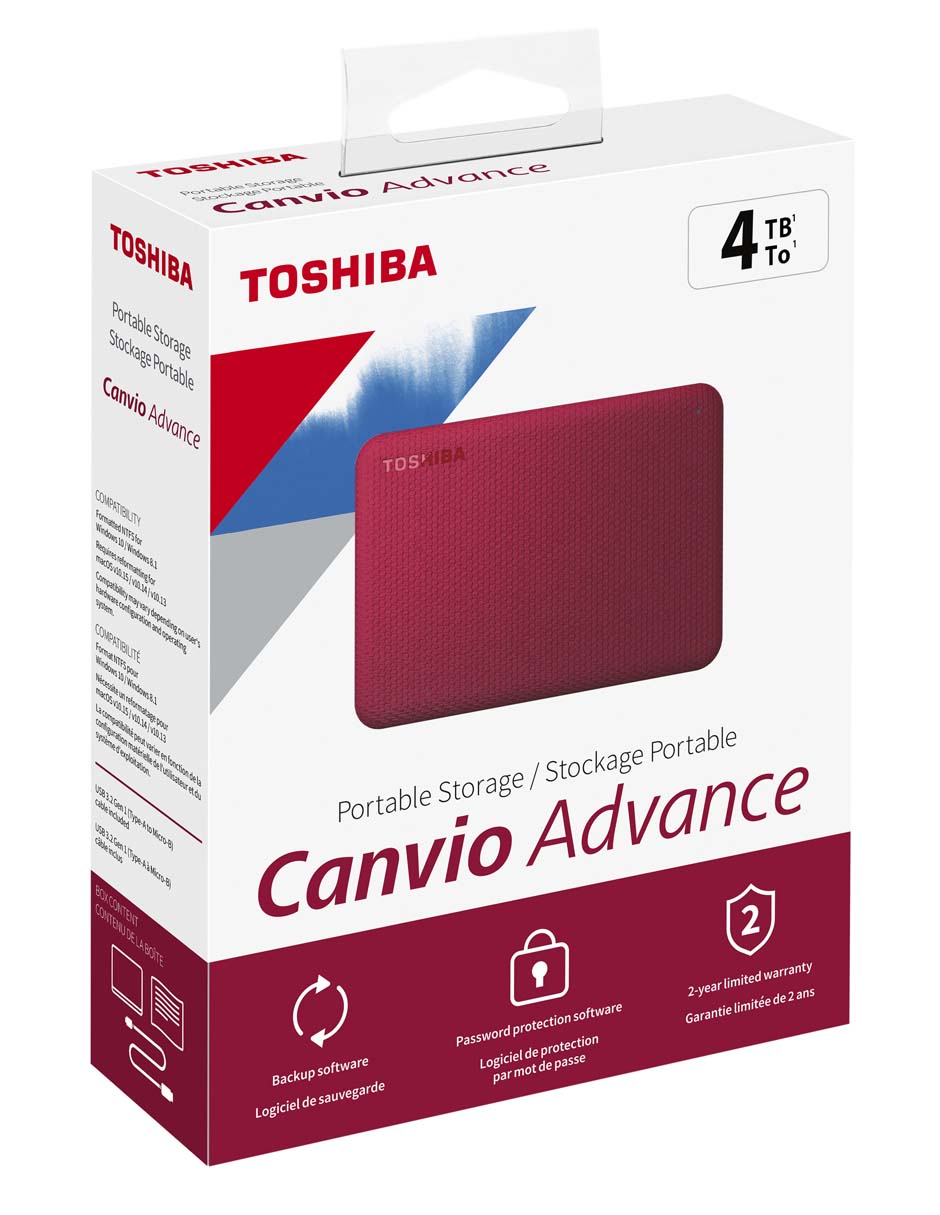 Disco duro externo capacidad 4 TB