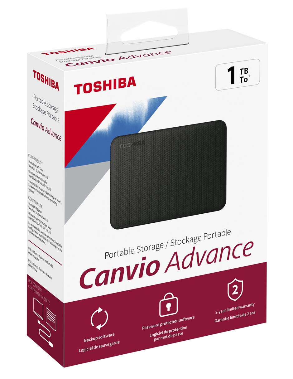 Disco duro externo capacidad 1 TB