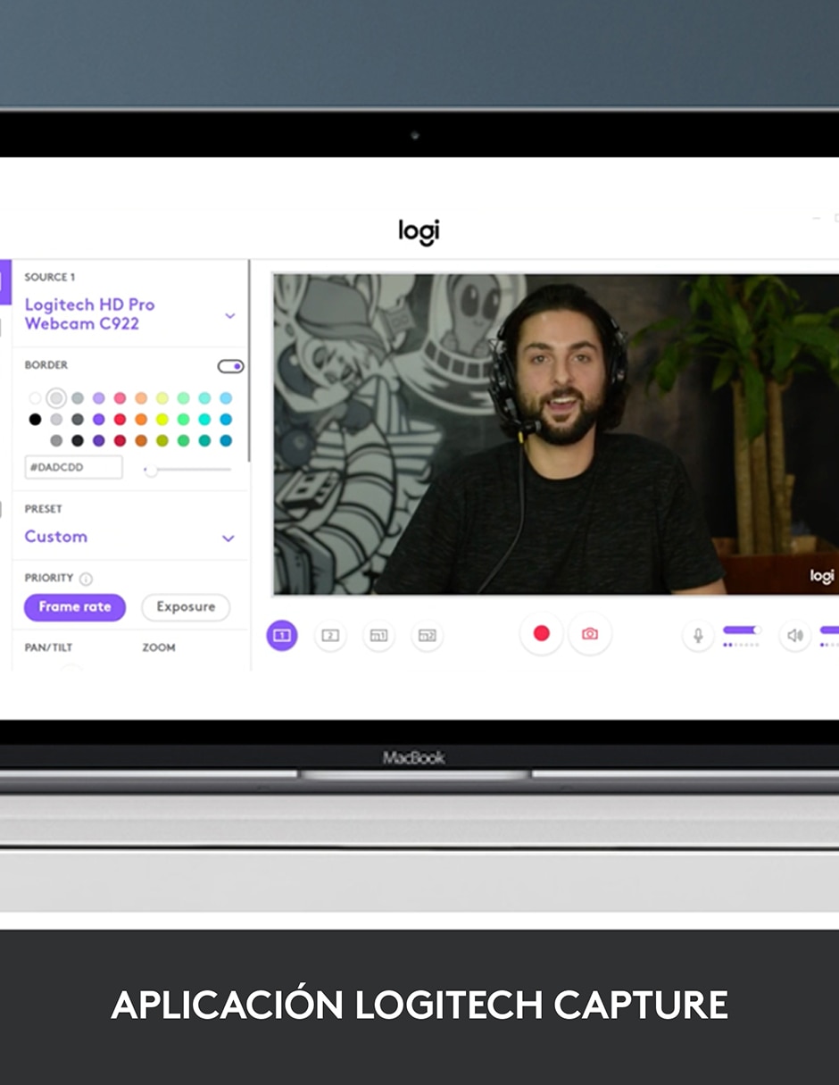 Webcam de 1080P Full HD C920s 7