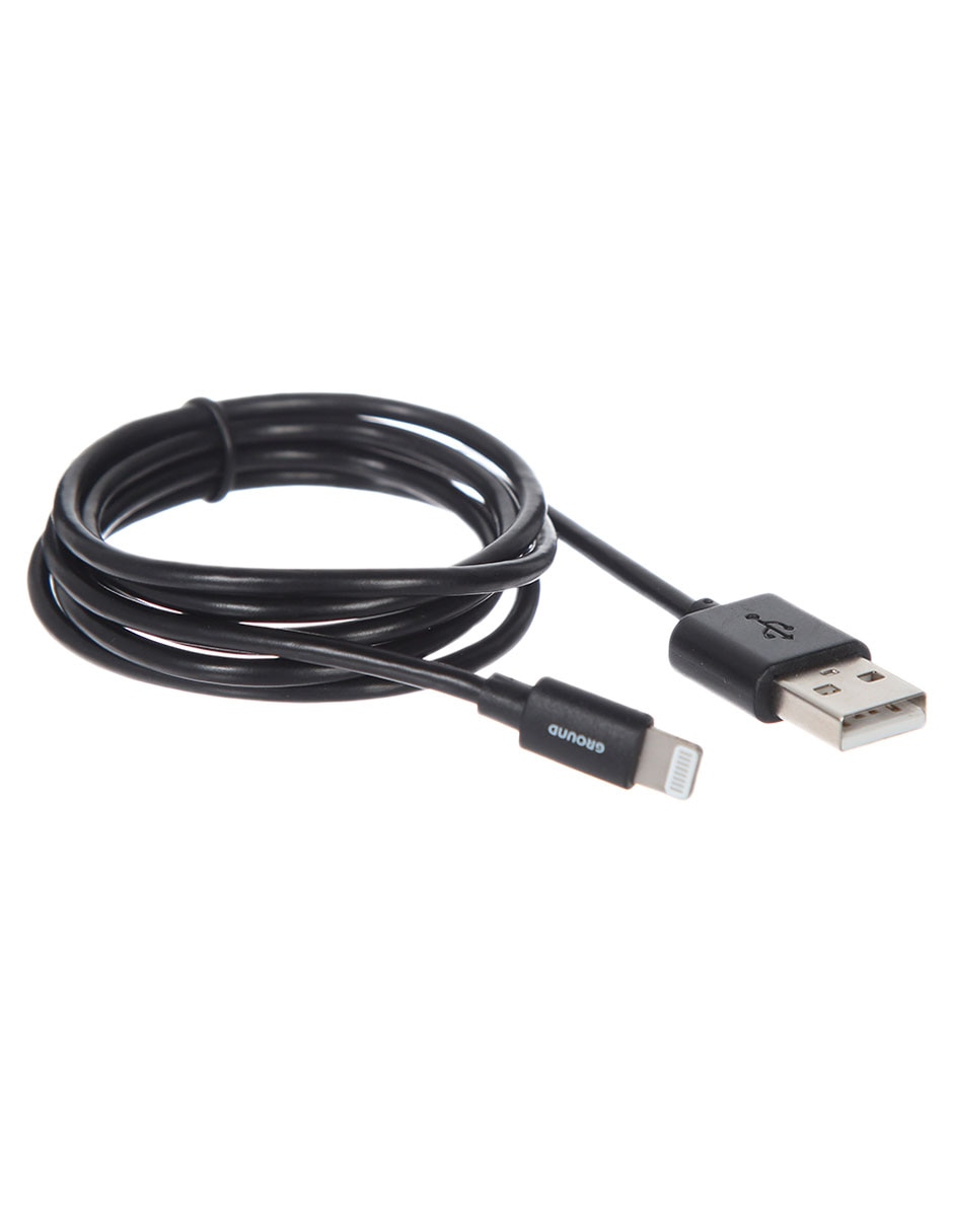 CABLE LIGHTNING MFI, 1 M, NEGRO