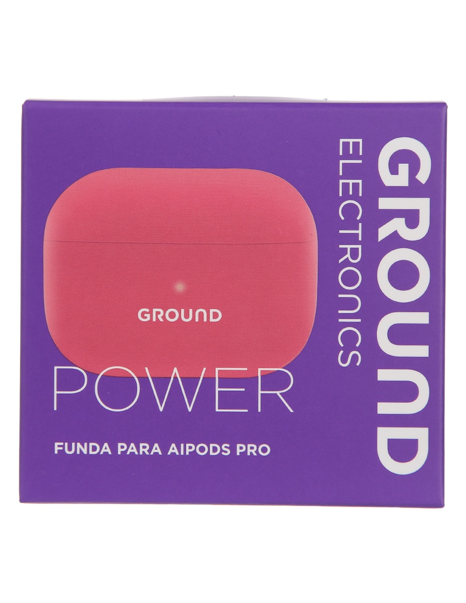 ESTUCHE PARA AUDÍFONOS GROUND MO, ROJO