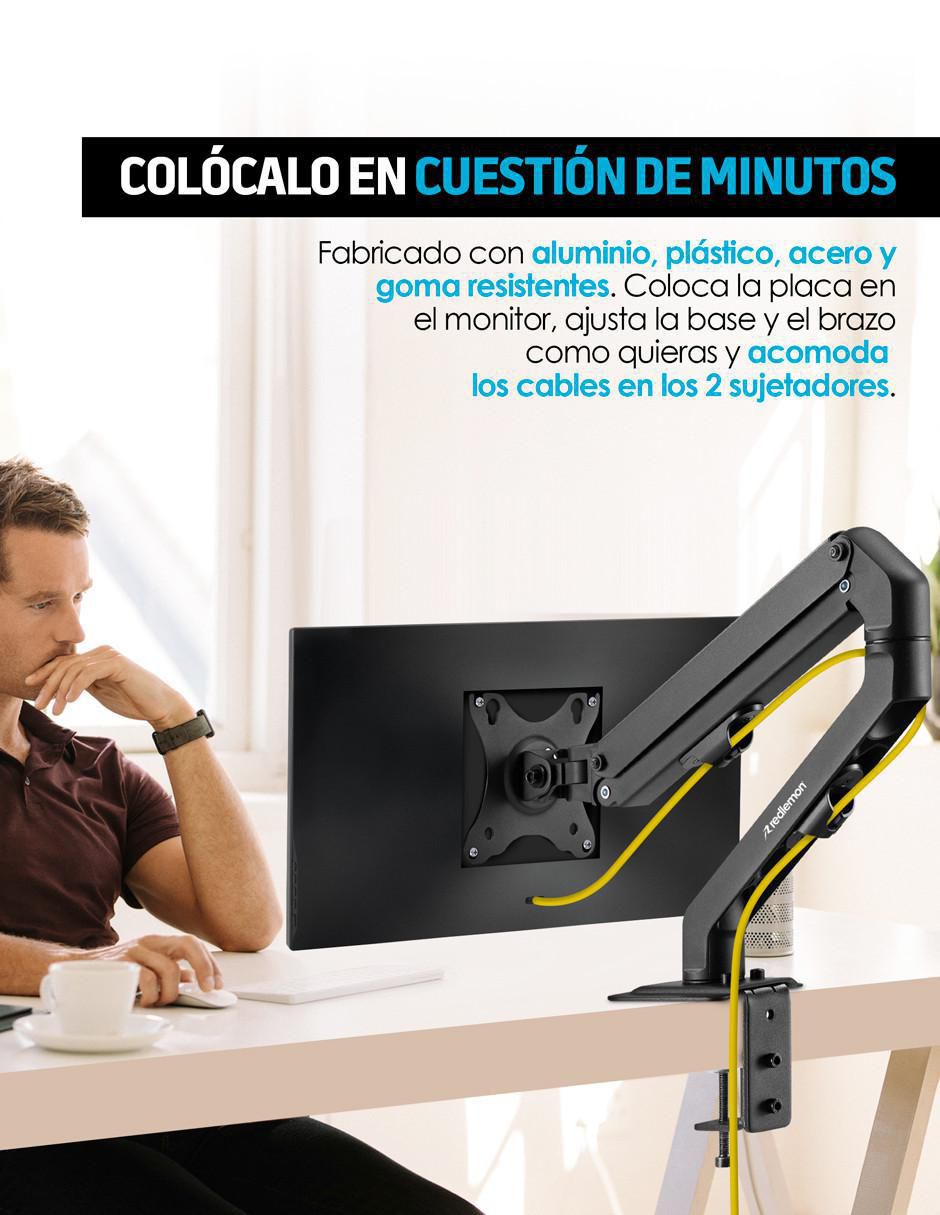 Soporte para monitor de escritorio Hidráulico 7