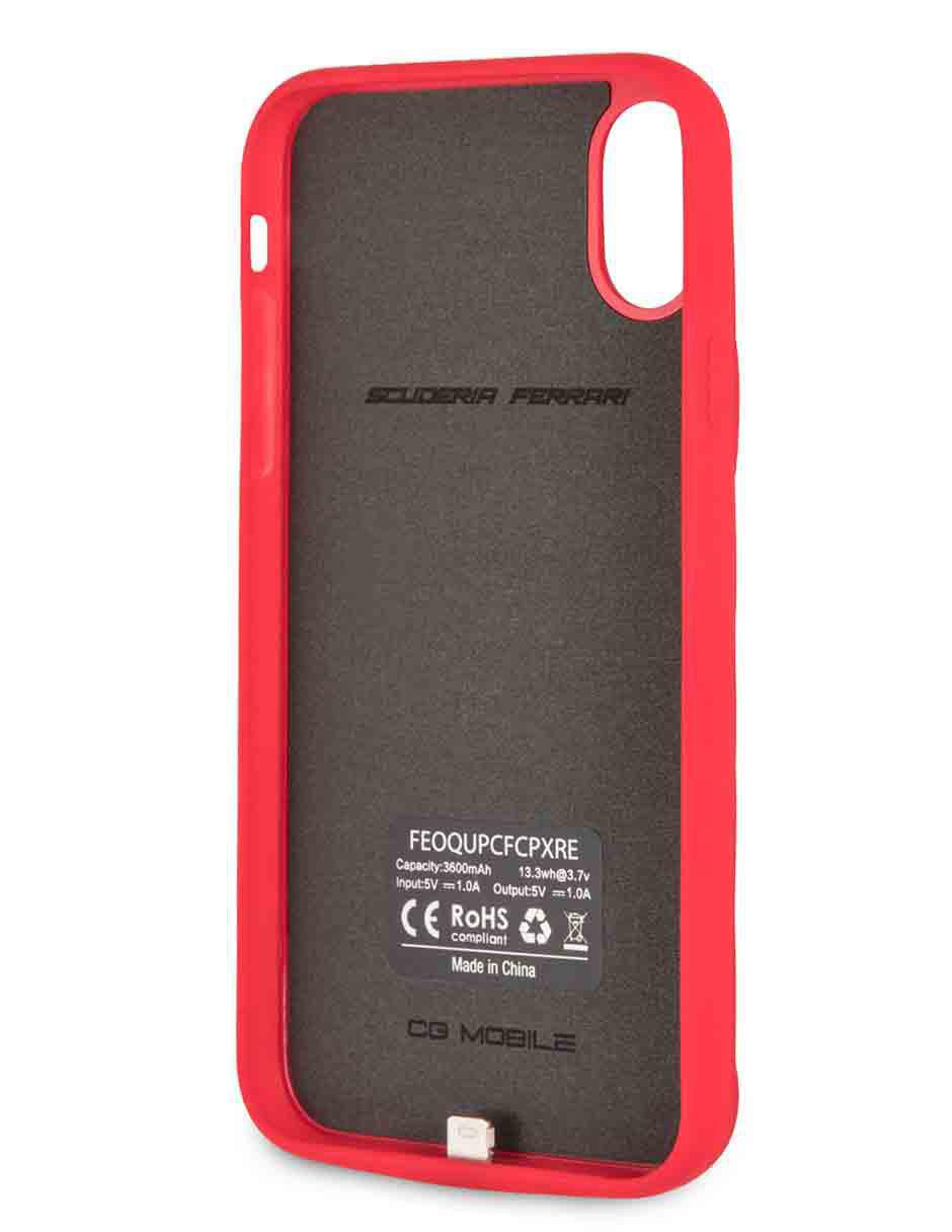 Funda para iPhone X, XS y XR Power Case Ferrari 2022 de plástico