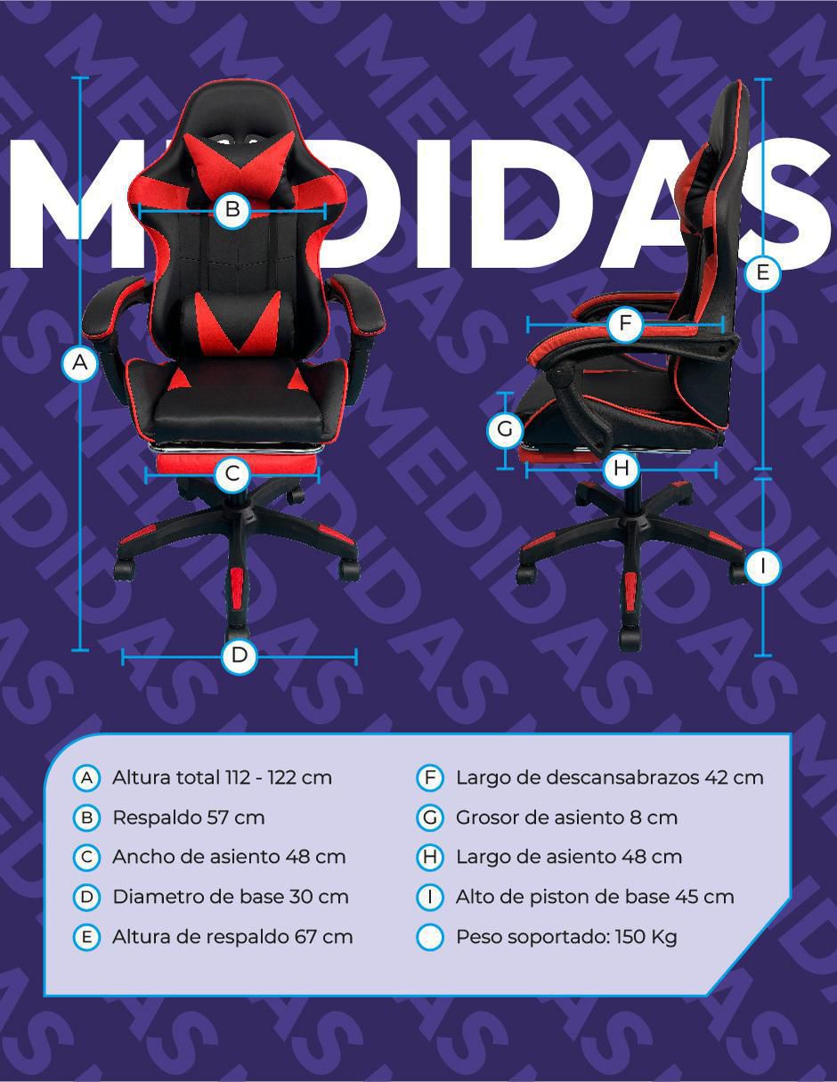 Silla gamer Delux Titano