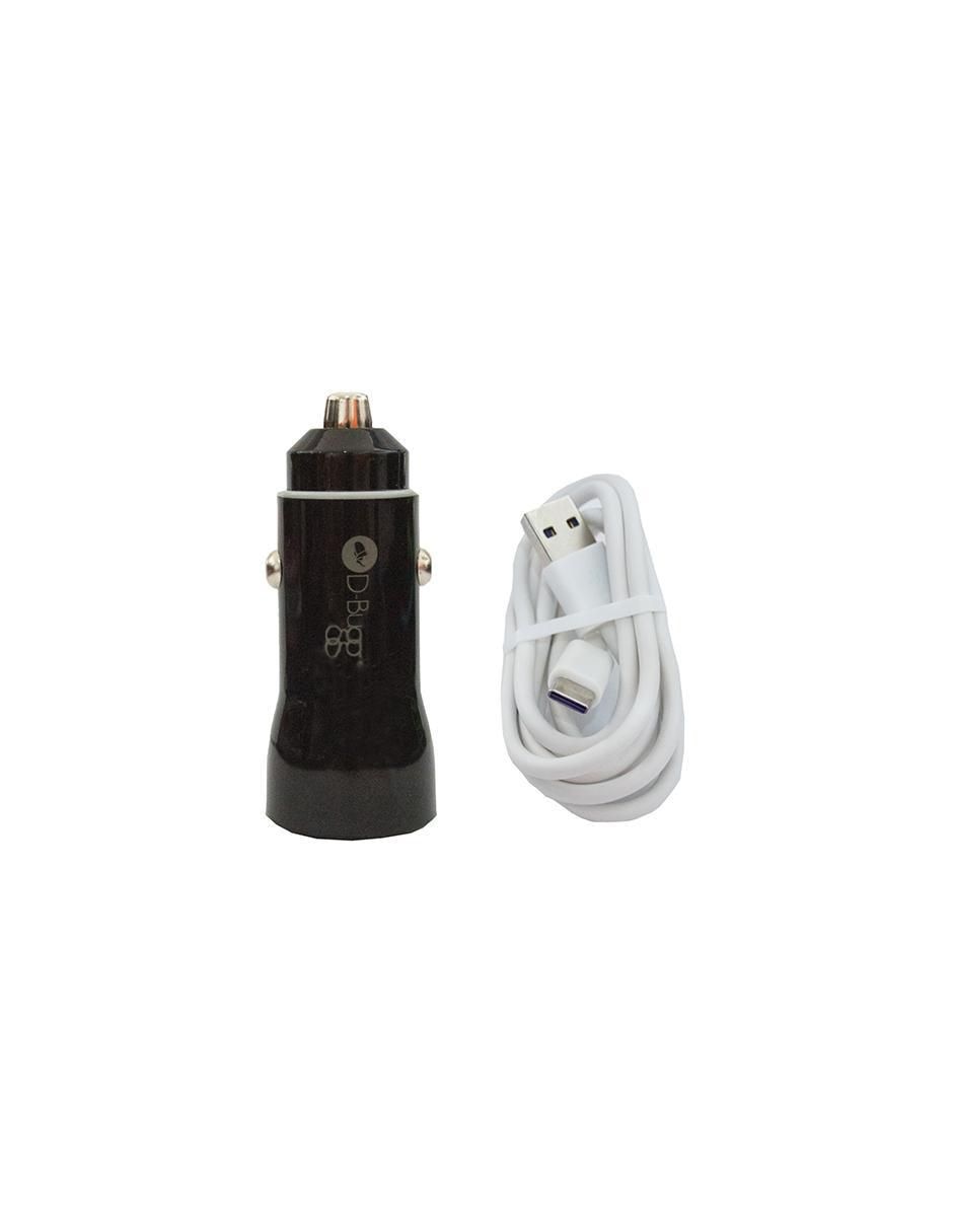 Cargador auto USB tipo A + USB tipo C 3