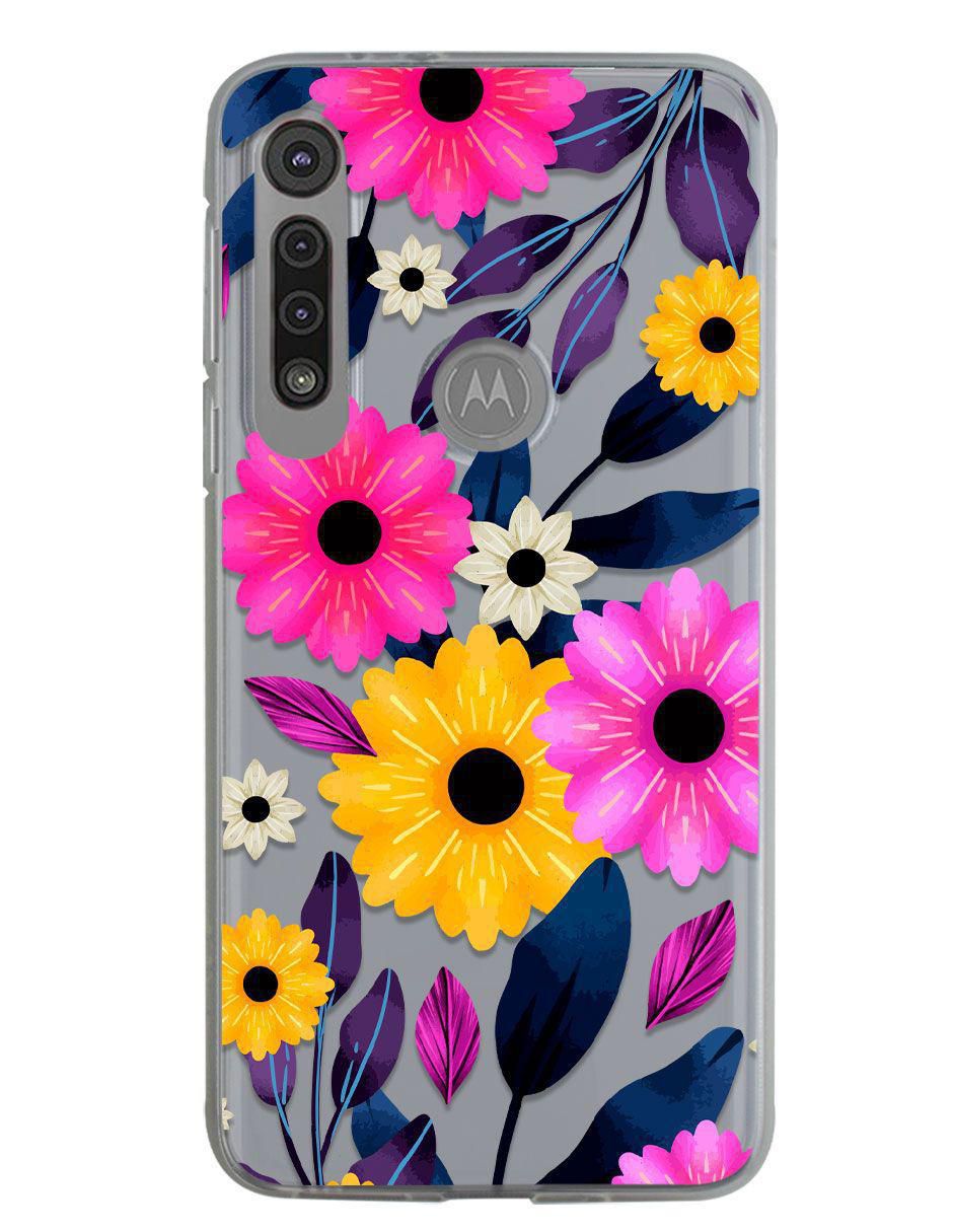 Funda para Motorola Flores Amarillas y Magenta Funda para Motorola Flores Amarillas y Magenta