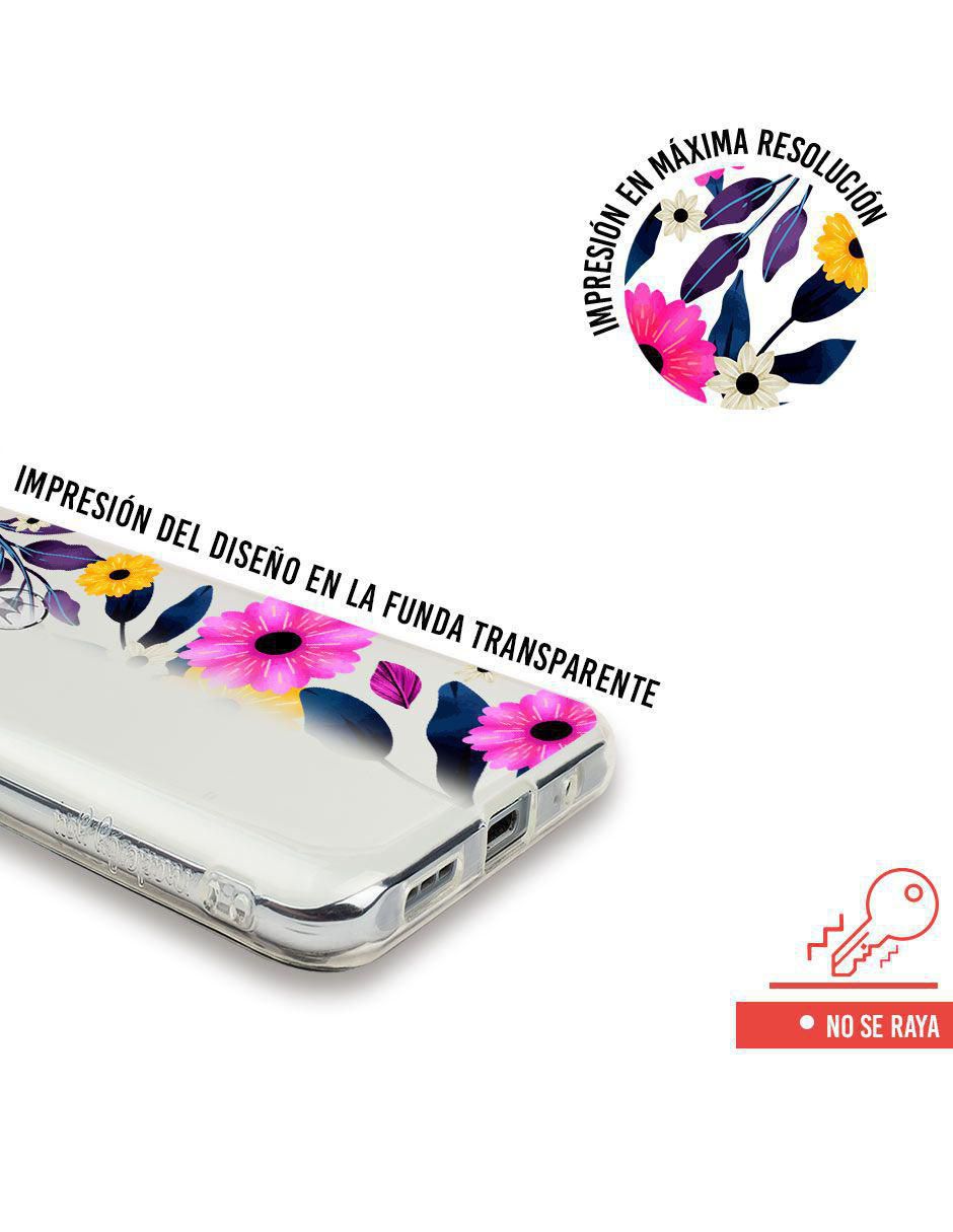 Funda para Motorola Flores Amarillas y Magenta 3