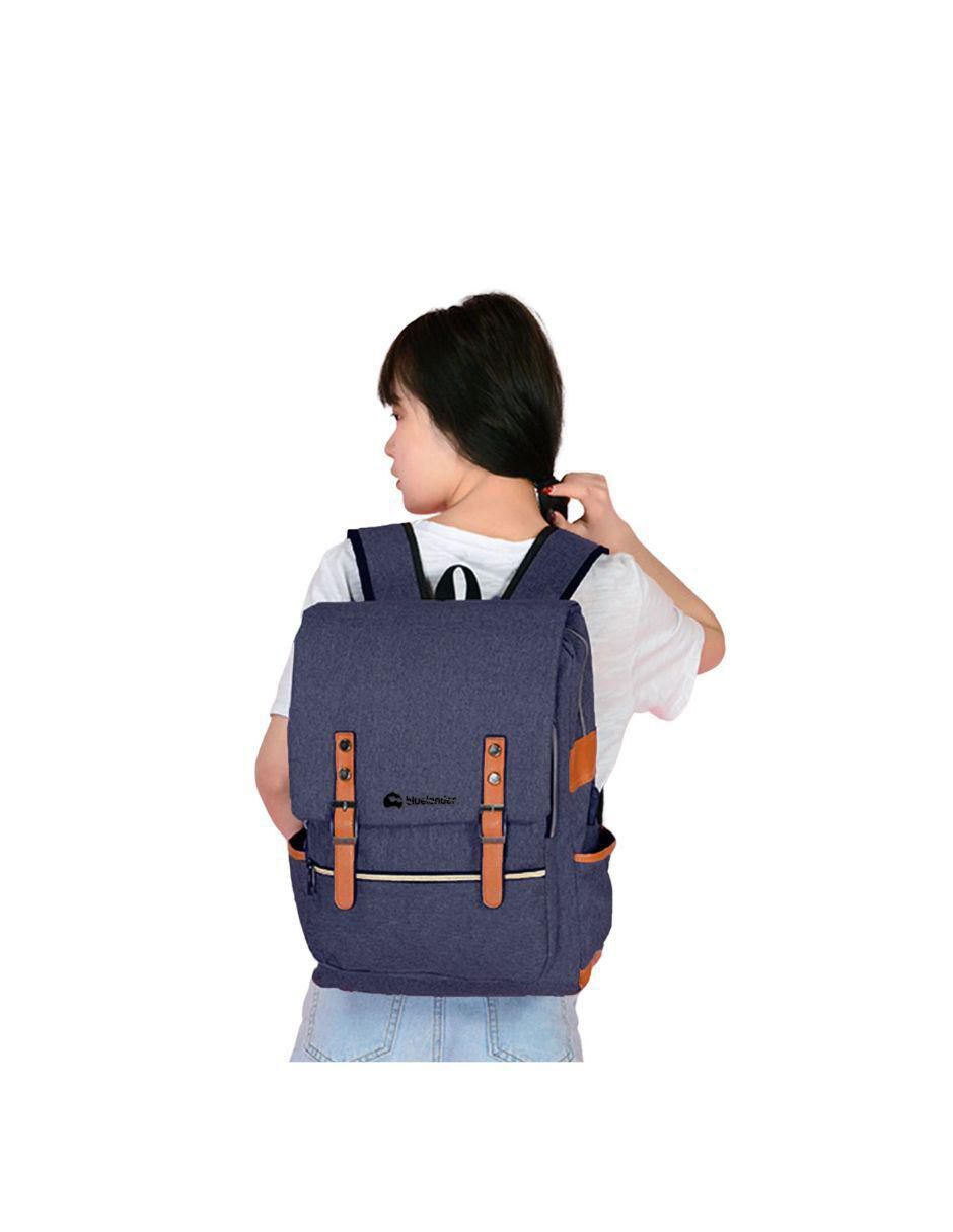 Mochila antirrobo Blue impermeable unisex 4