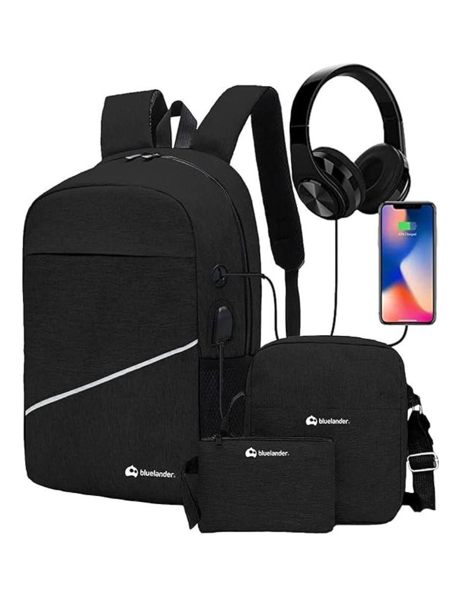 Set mochila antirrobo unisex