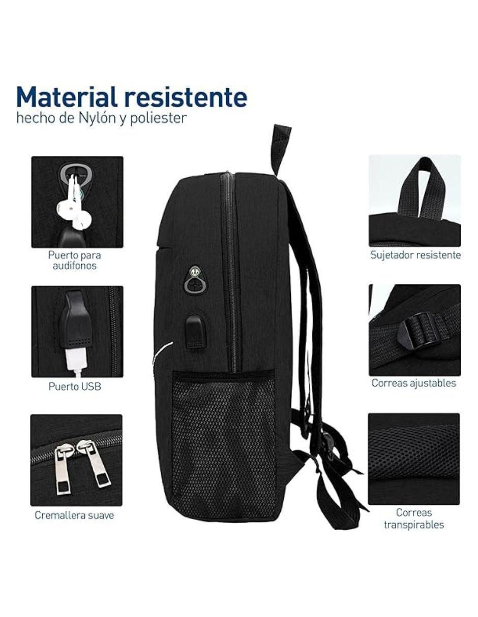 Set mochila antirrobo unisex 5
