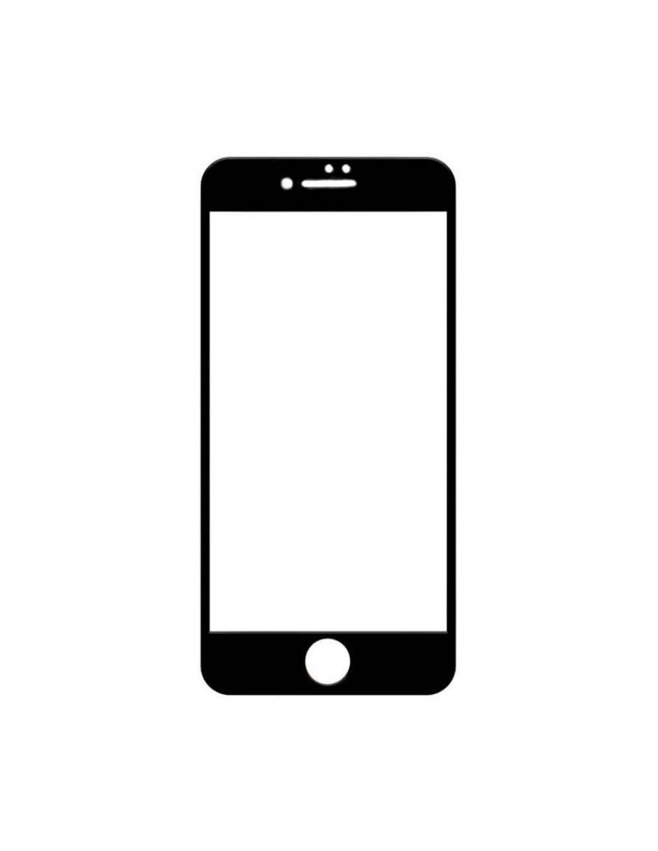 Mica de Cristal Templado Borde Blanco para Iphone SE 2020 iPhone 8 y iPhone  7