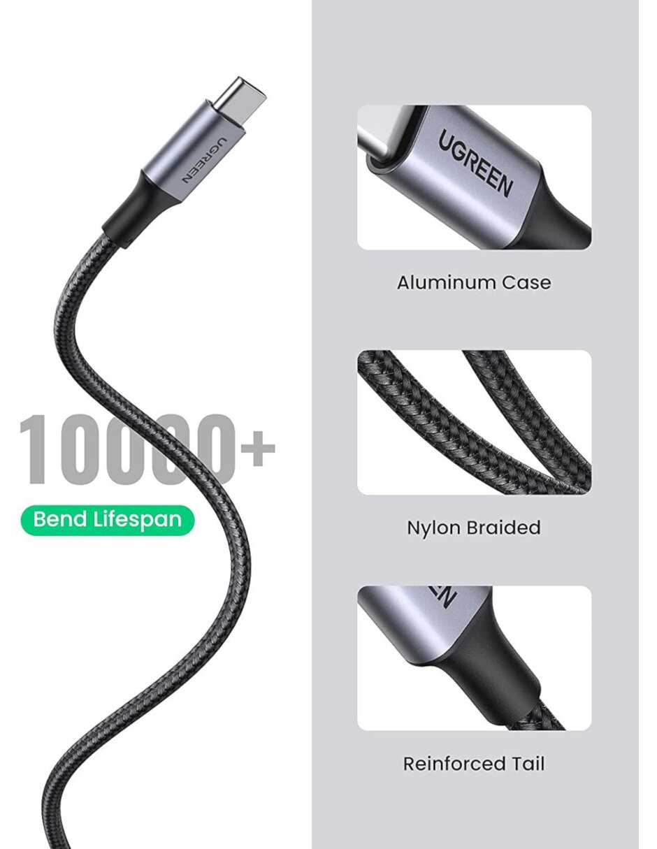 Cable USB C a tipo USB A de 1 m 2