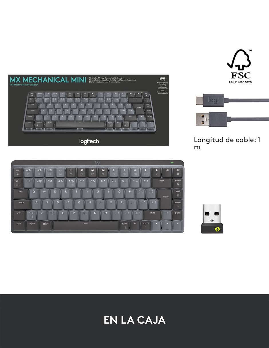 Teclado conexión inalámbrica Mx Mecánico Mini 11
