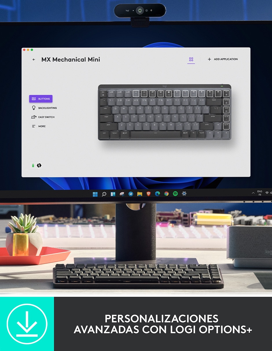 Teclado conexión inalámbrica Mx Mecánico Mini 5