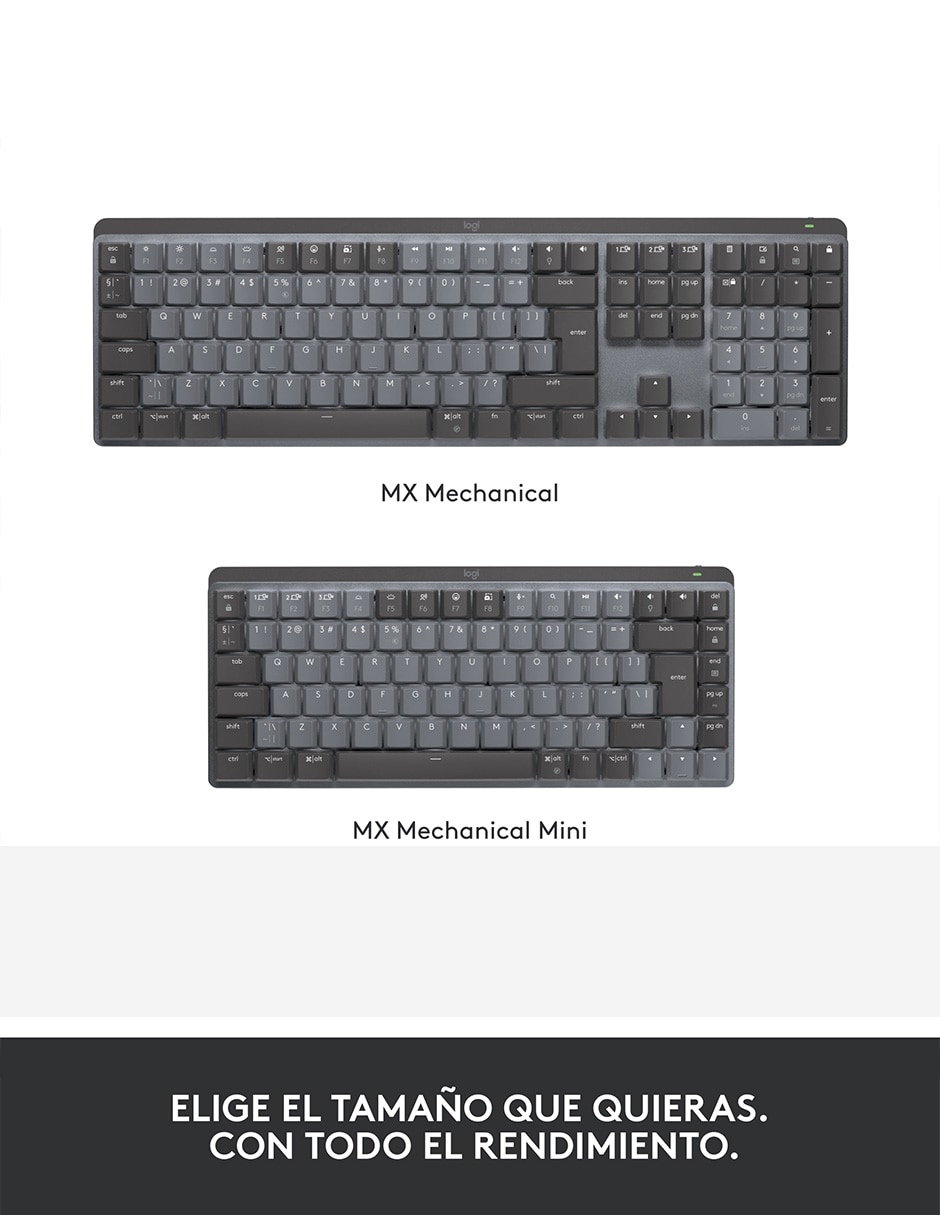 Teclado conexión inalámbrica Mx Mecánico Mini 10