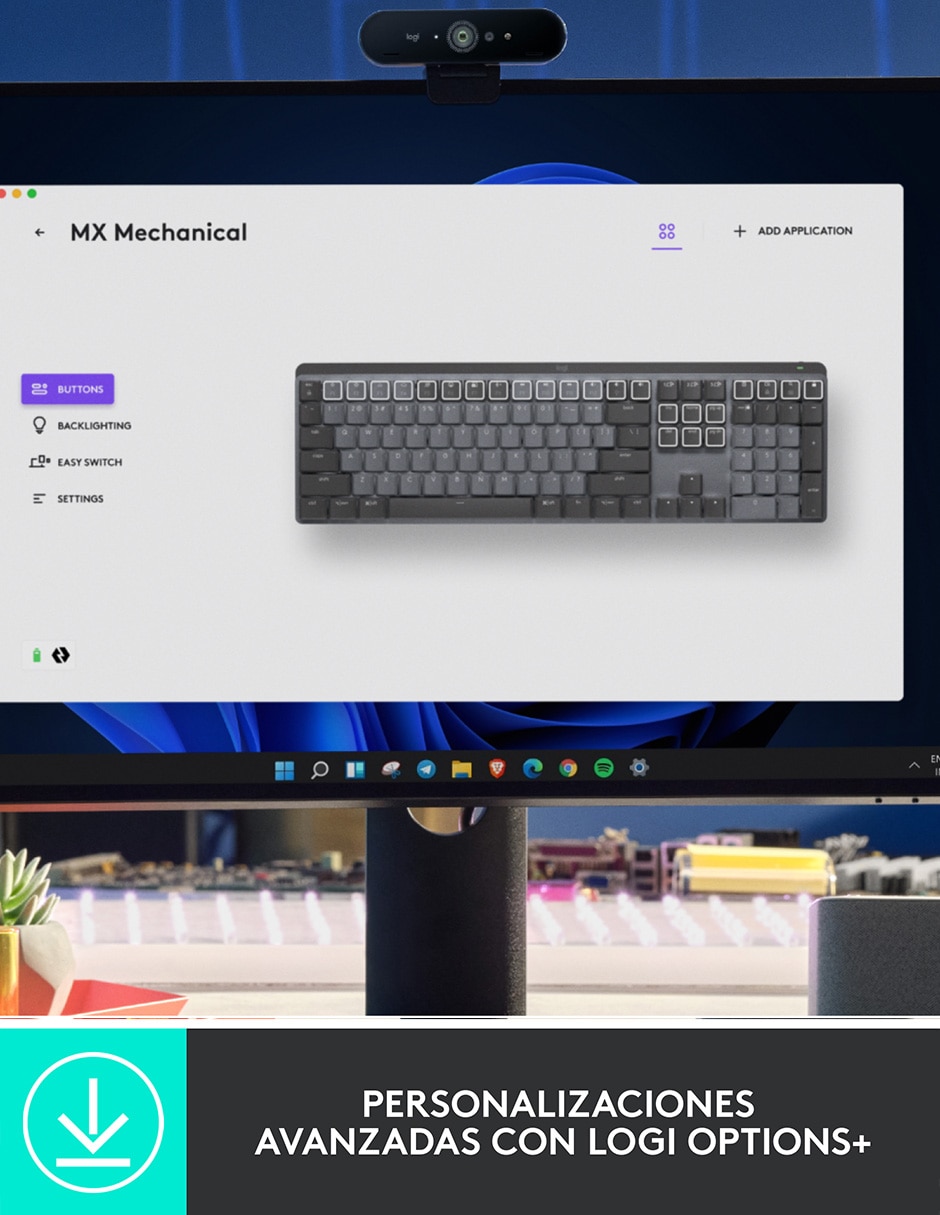 Teclado conexión inalámbrica Mx Mechanical 4