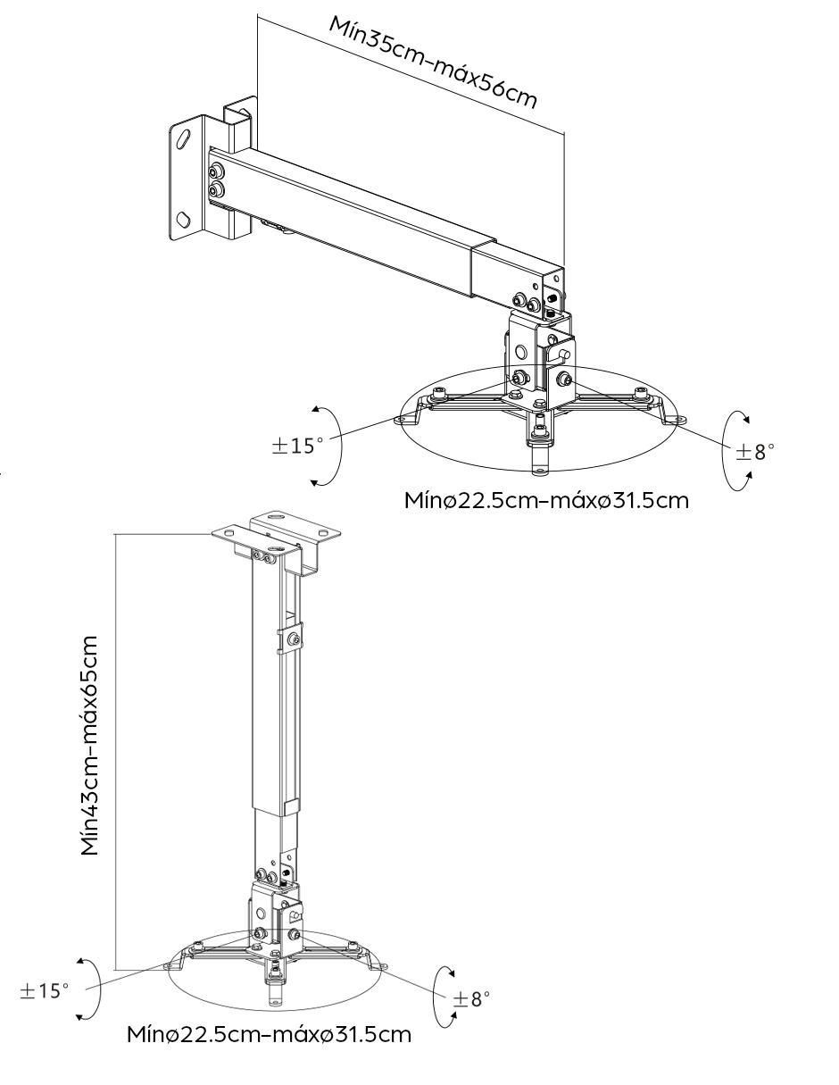 Soporte para pantalla fijo 4