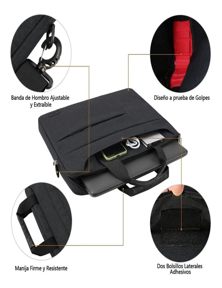 Maletín con compartimiento para laptop 15.6 pulgadas 2