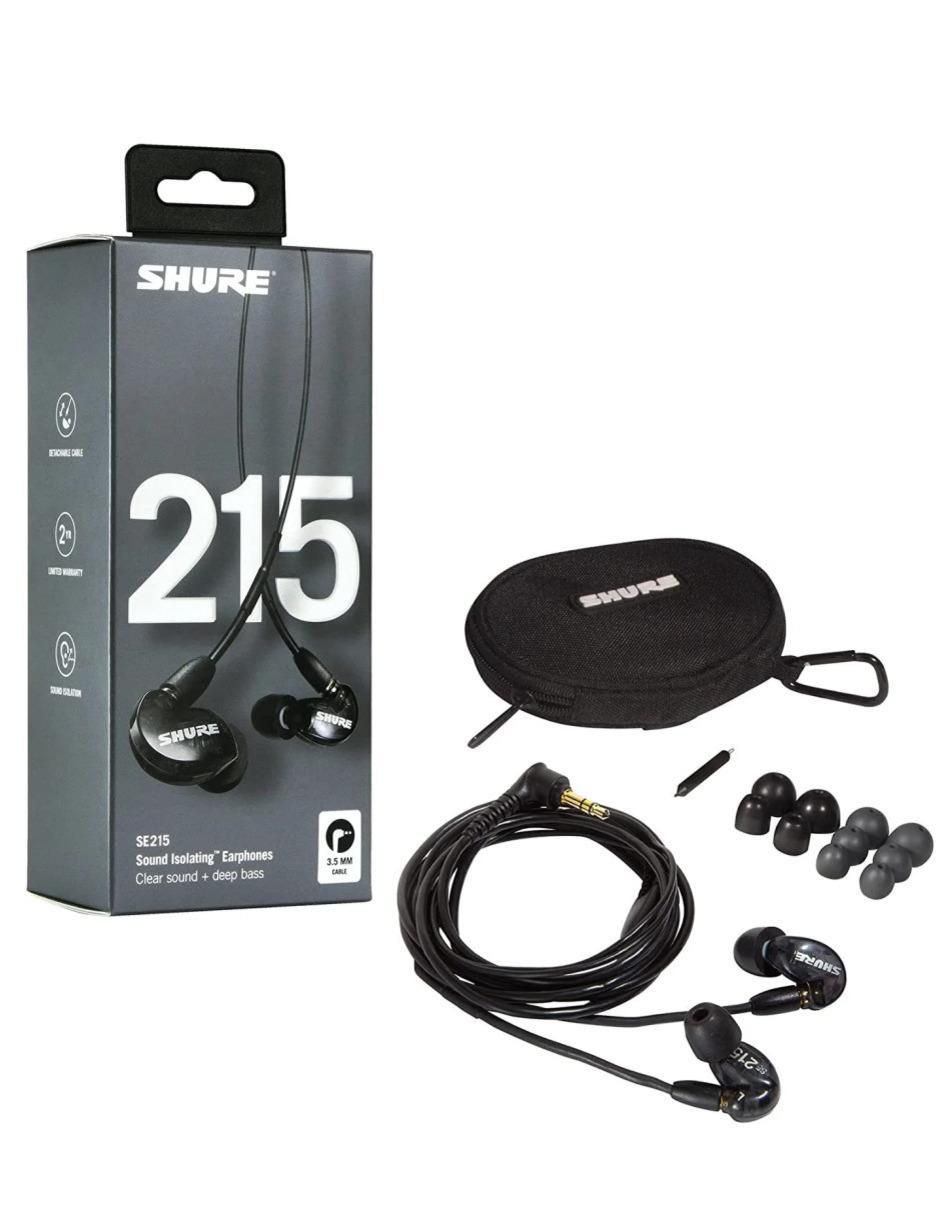 Audífonos In-Ear Se215-K Shure alámbricos 2