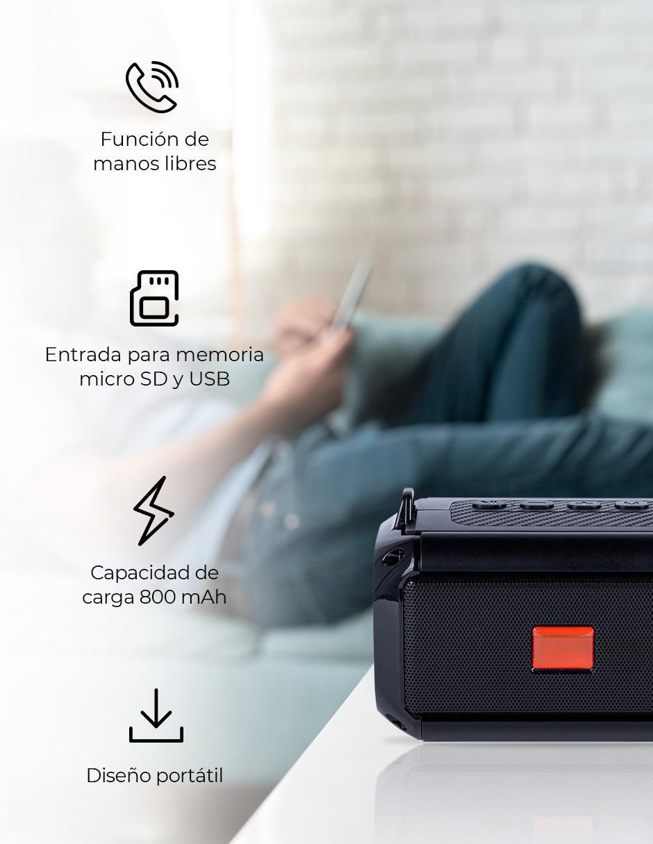 Bocina portátil DN-YX05A bluetooth 6