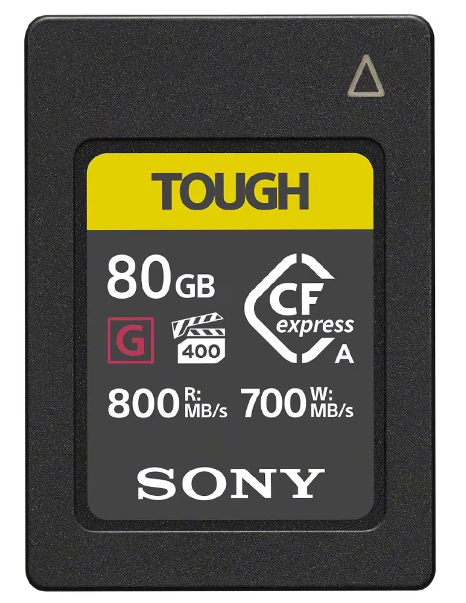 Memoria CFexpress capacidad 80 GB