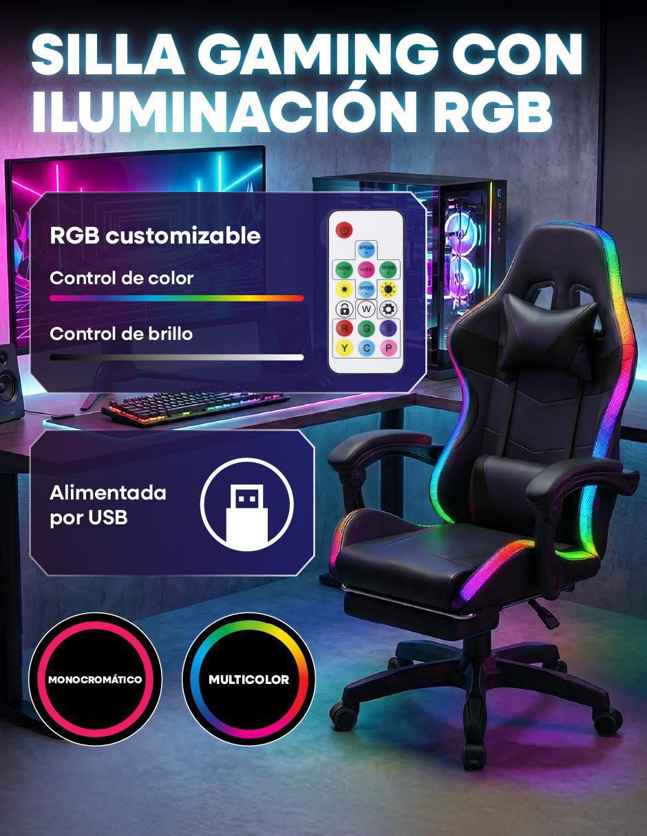 Silla gamer Lumina 7