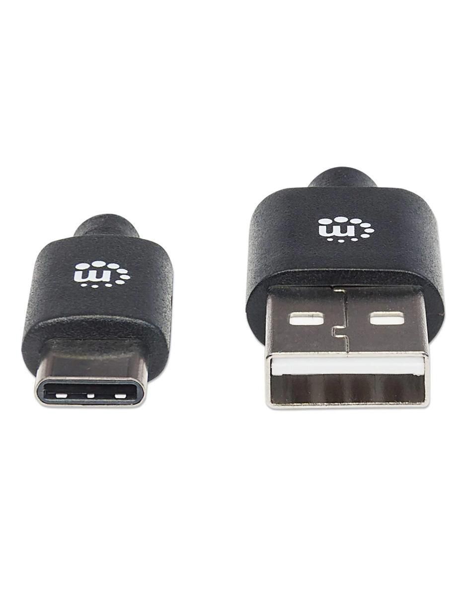 Cable USB C a tipo USB A de 1 m 2