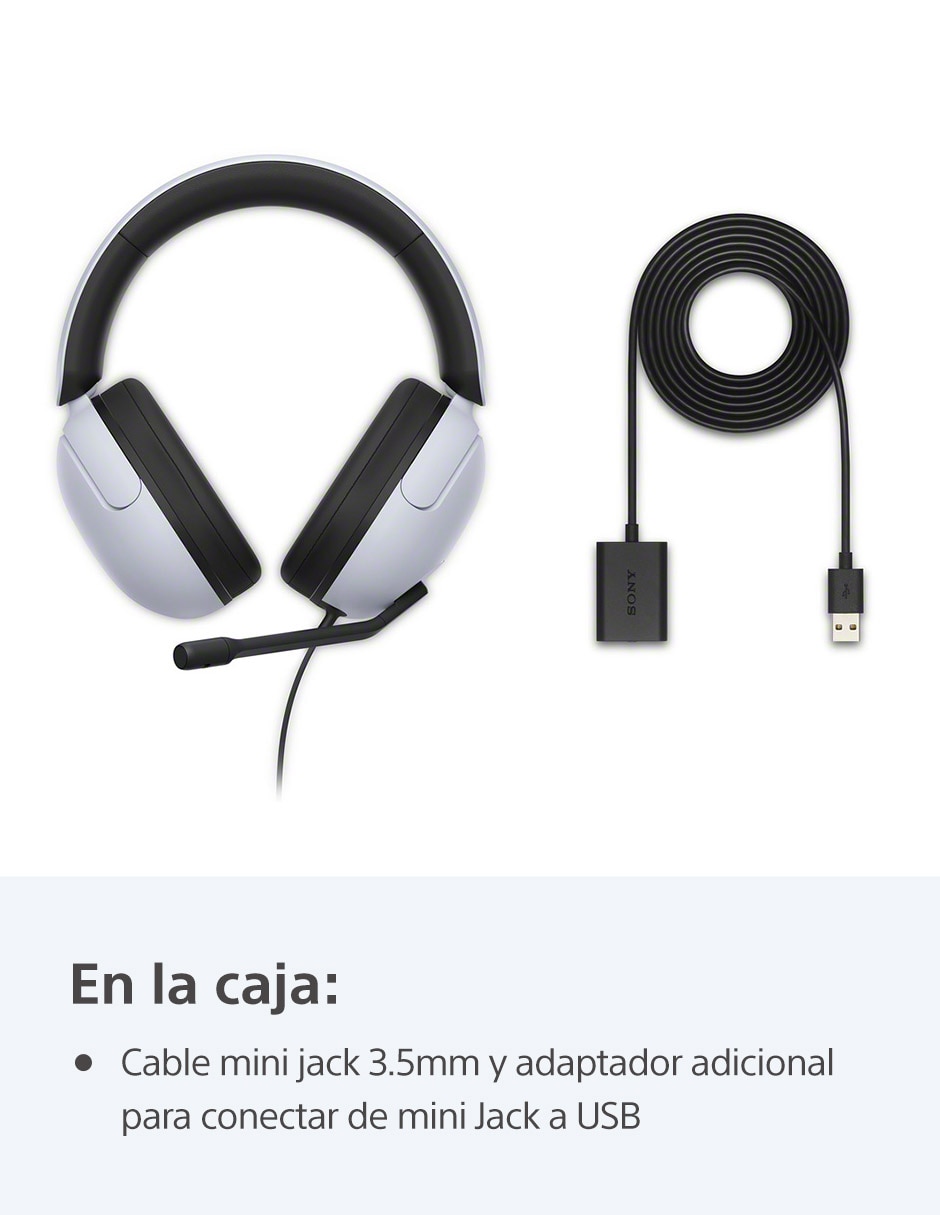 Audífonos gamer Over-Ear Inzone H3 alámbricos 7