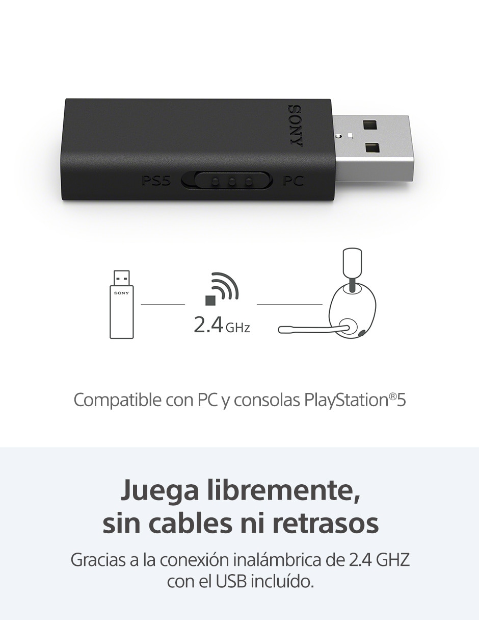 Audífonos gamer Over-Ear Inzone H9 inalámbricos con cancelación de ruido 8