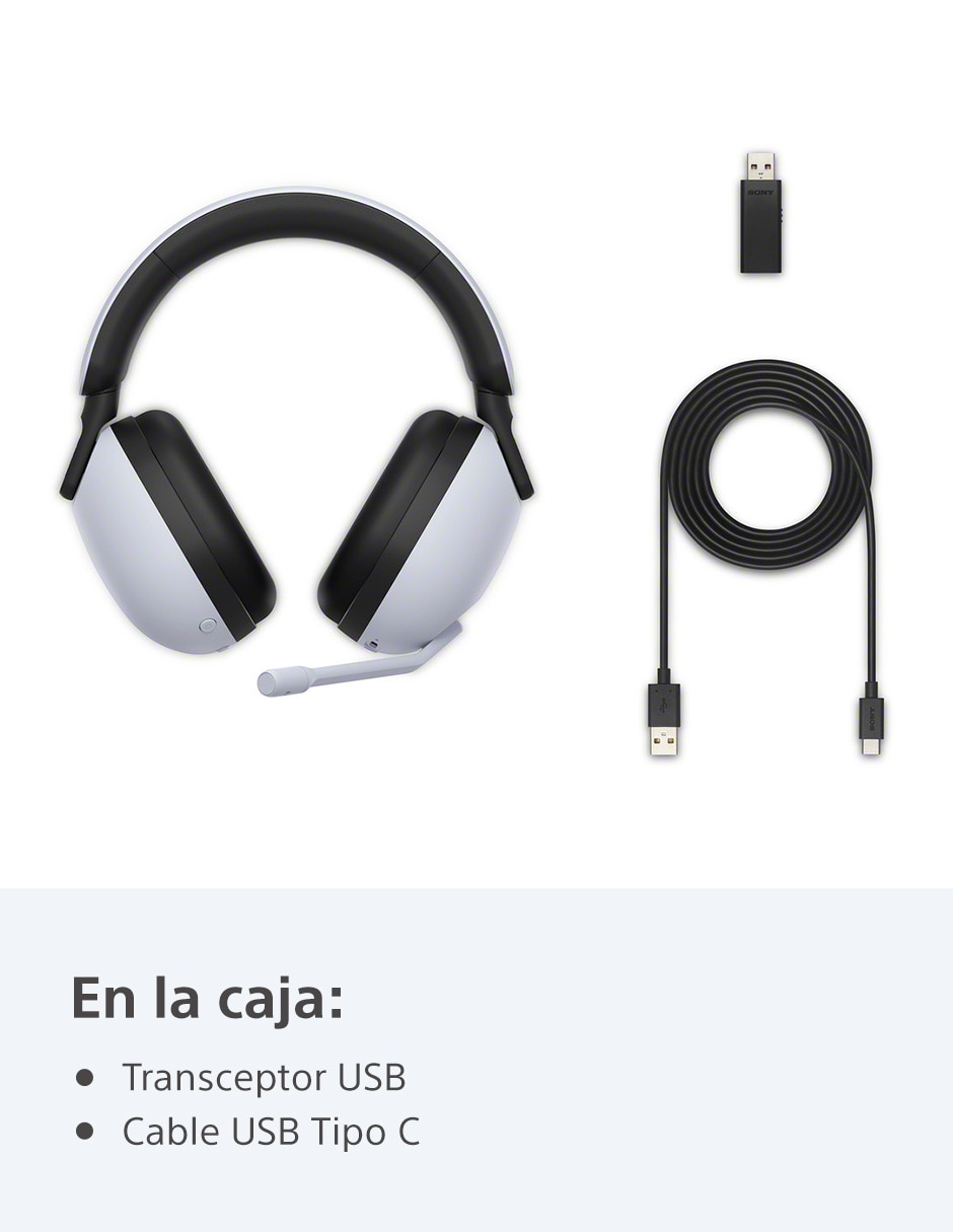 Audífonos gamer Over-Ear Inzone H9 inalámbricos con cancelación de ruido 9