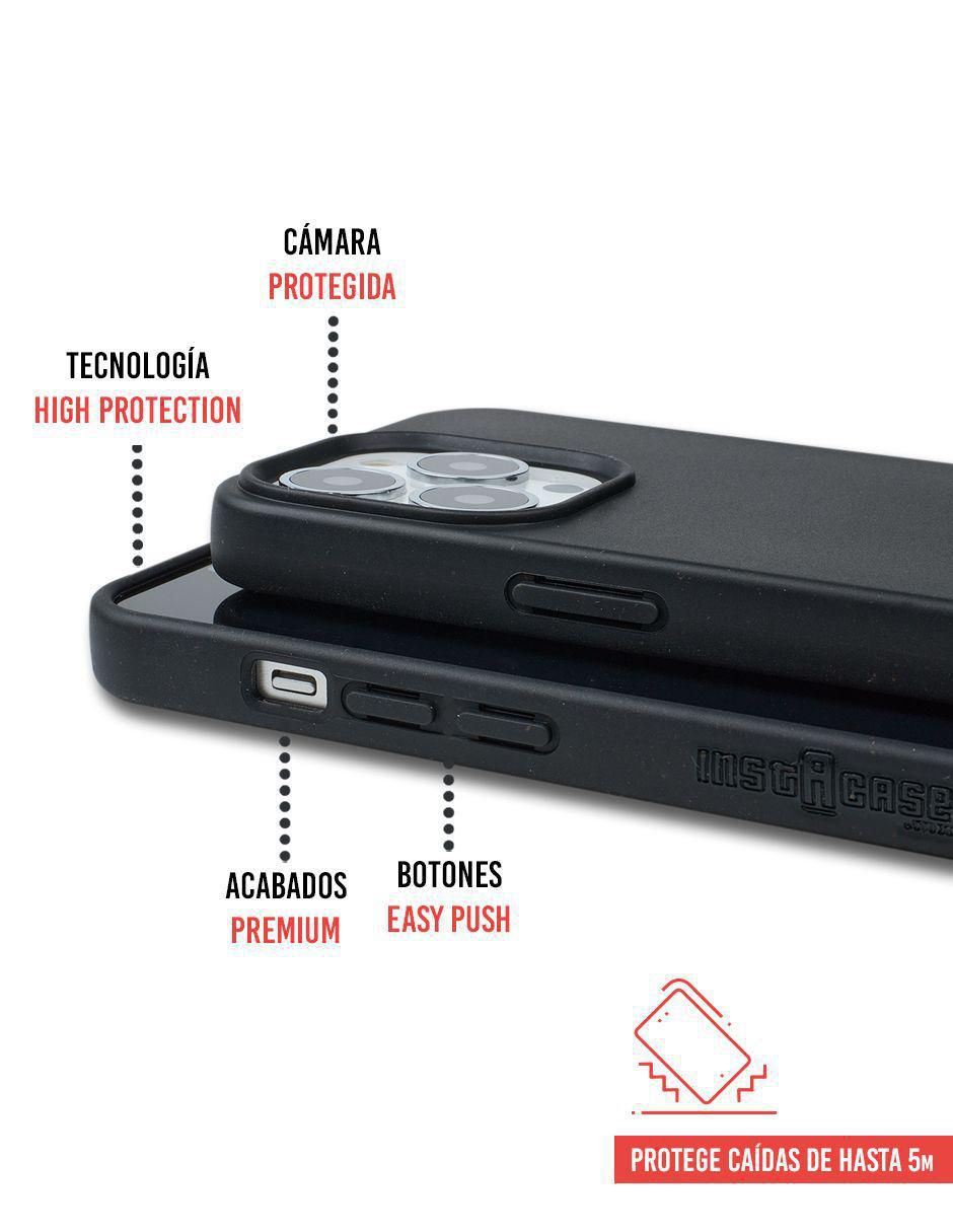 Funda para iphone biodegradable, antigolpes uso rudo de silicón