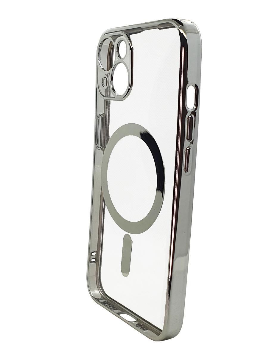 Funda para iphone platinada de plástico