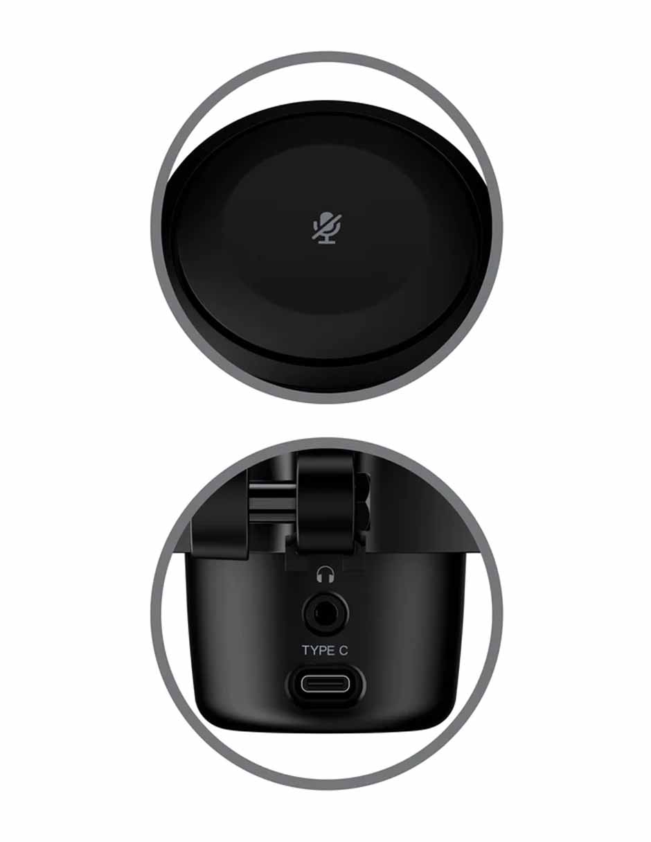 Micrófono básico alámbrico standalone duocast 4