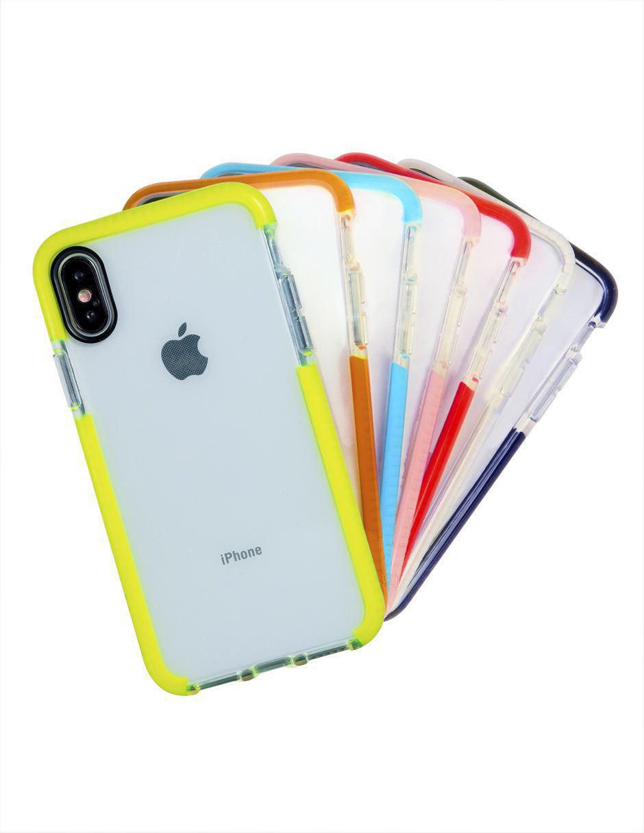 Funda para iphone ultra impacto, orilla reforzada antigolpes de silicón