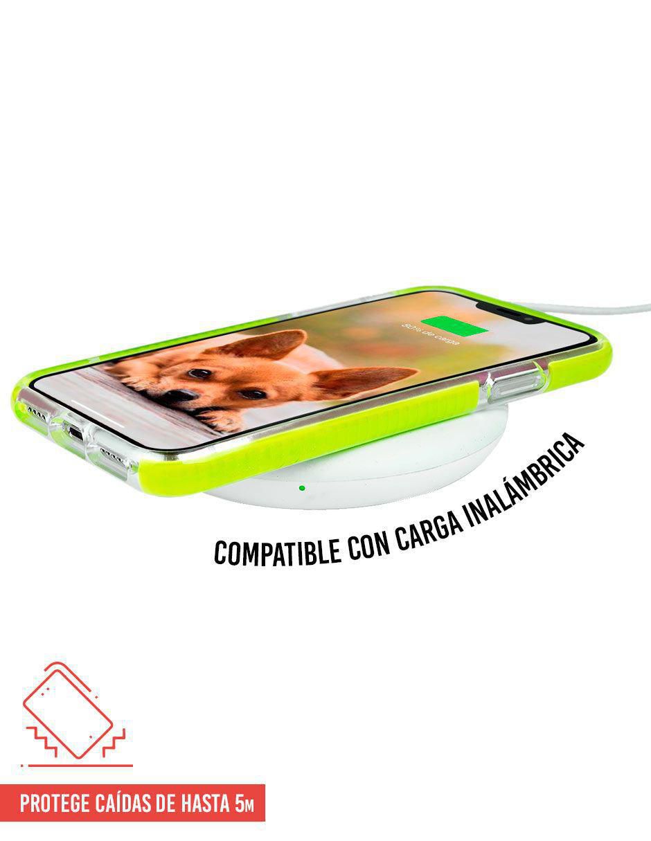 Funda para iphone ultra impacto, orilla reforzada antigolpes de silicón