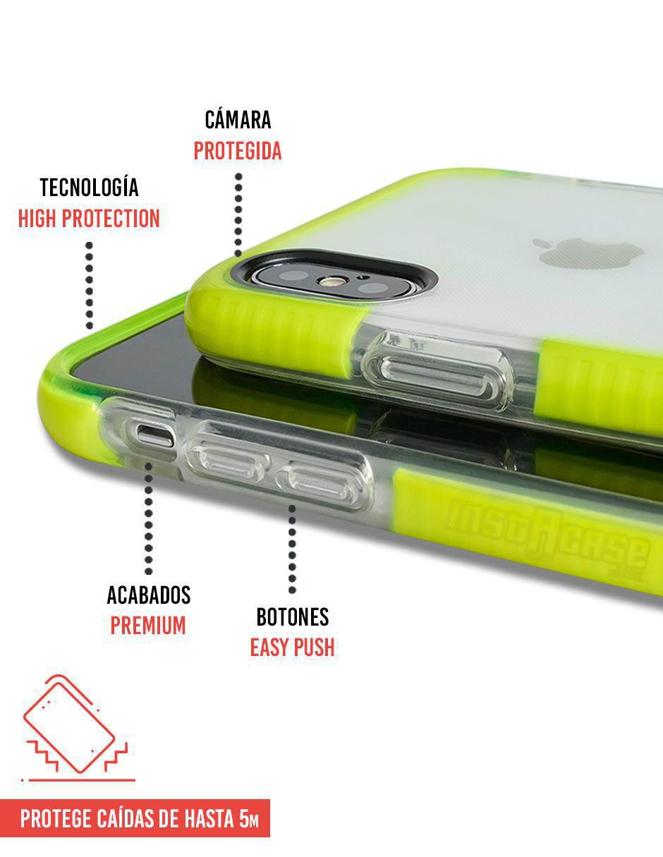Funda para iphone ultra impacto, orilla reforzada antigolpes de silicón