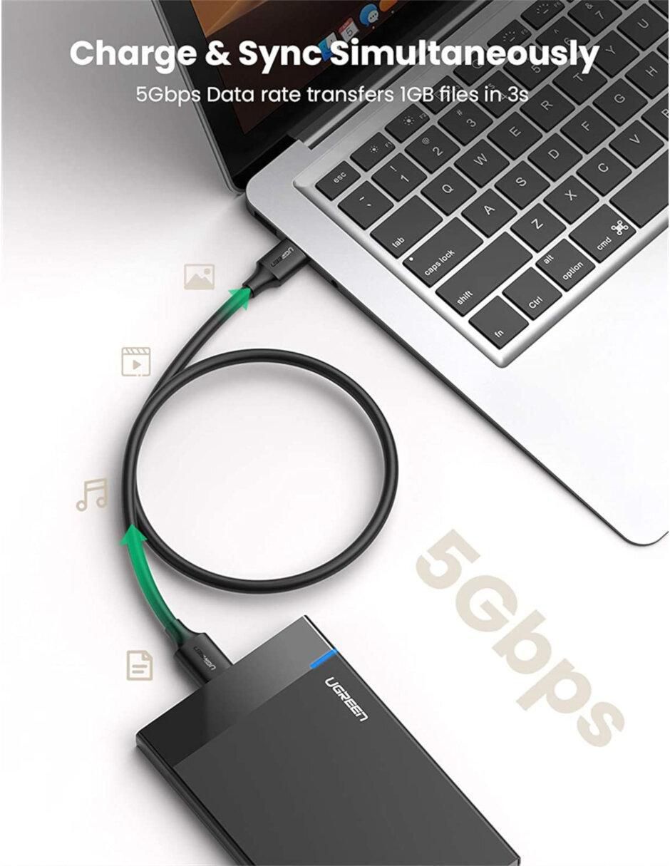 Cable micro USB a tipo USB A de 1 m 6
