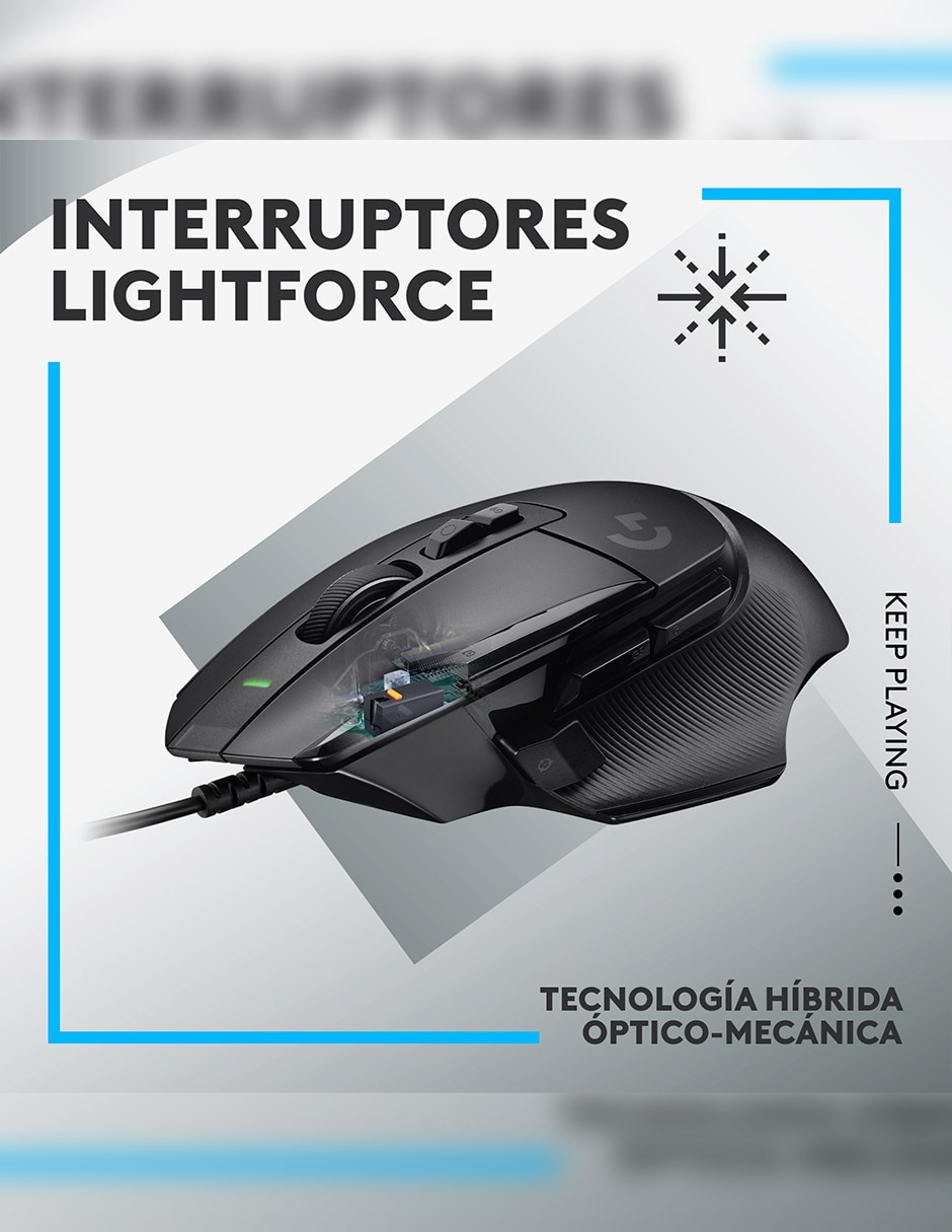 Mouse Gamer alámbrico 502 X 2