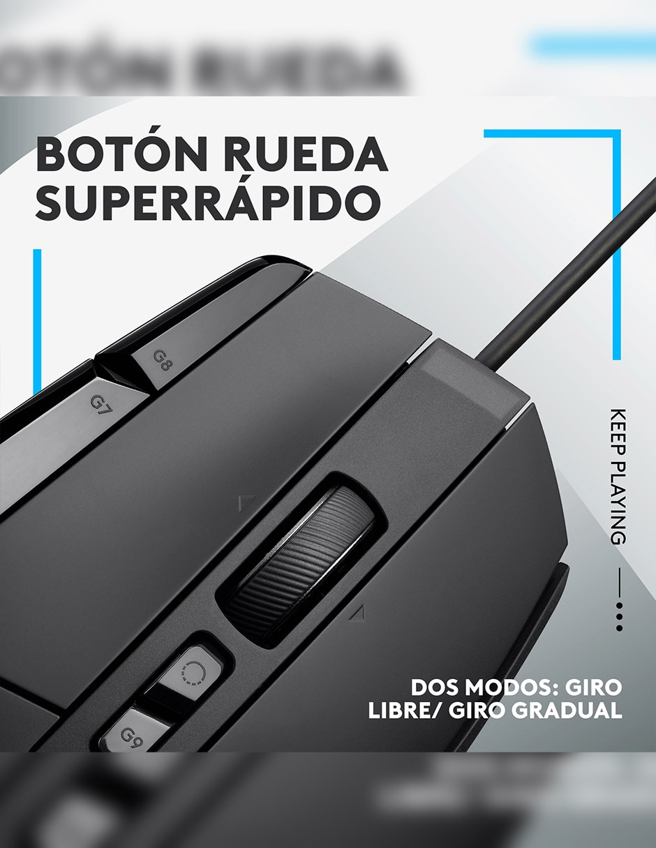 Mouse Gamer alámbrico 502 X 3