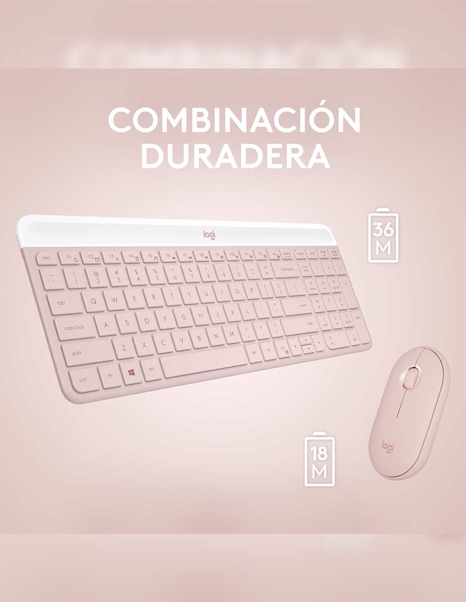 Teclado inalámbrico MK470 5