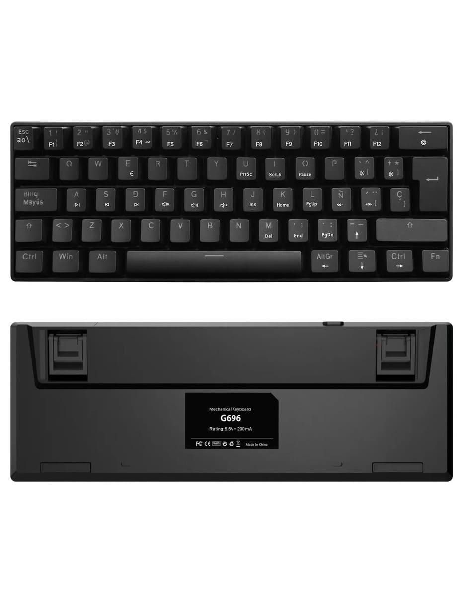 Teclado gamer conexión inalámbrica S13 Black 2