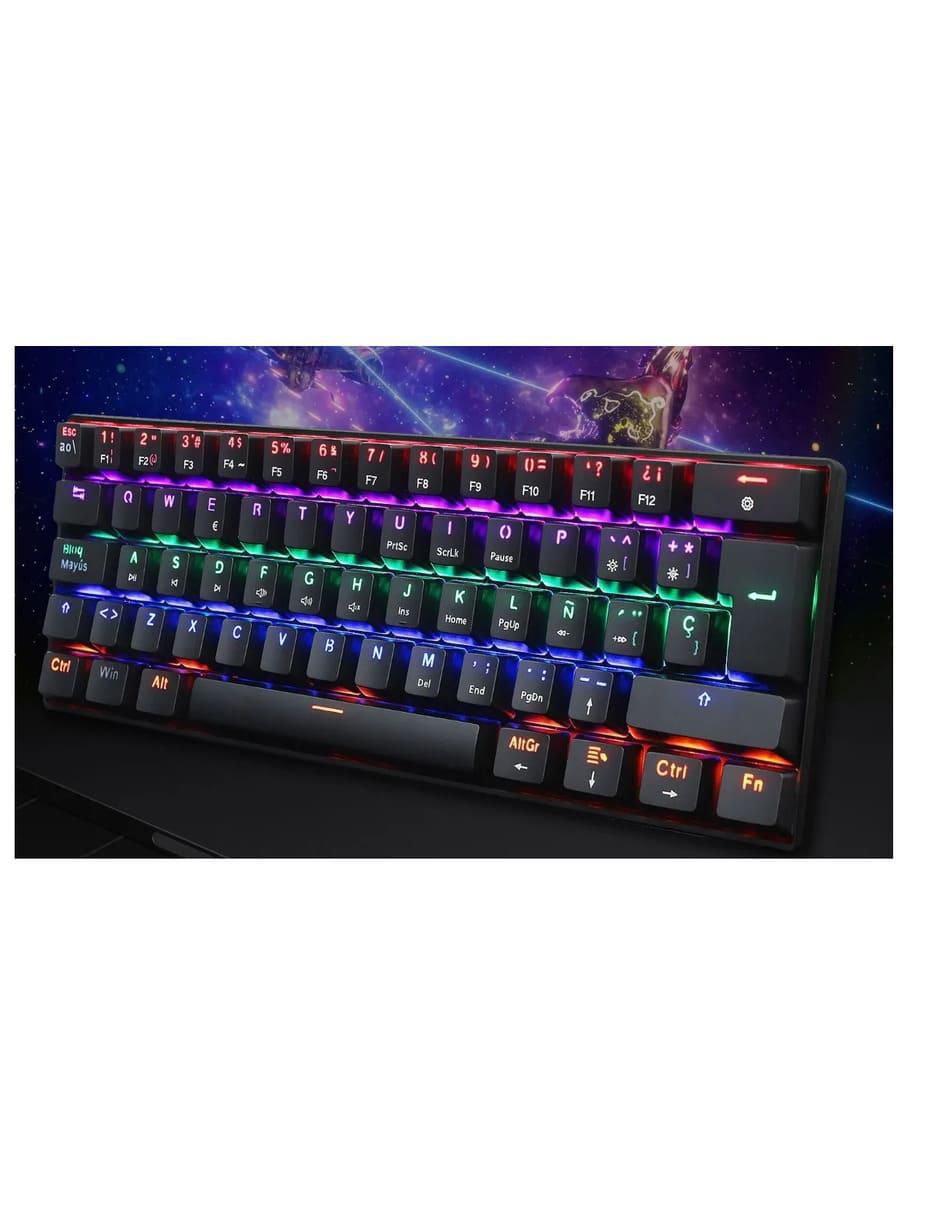 Teclado gamer conexión inalámbrica S13 Black 3