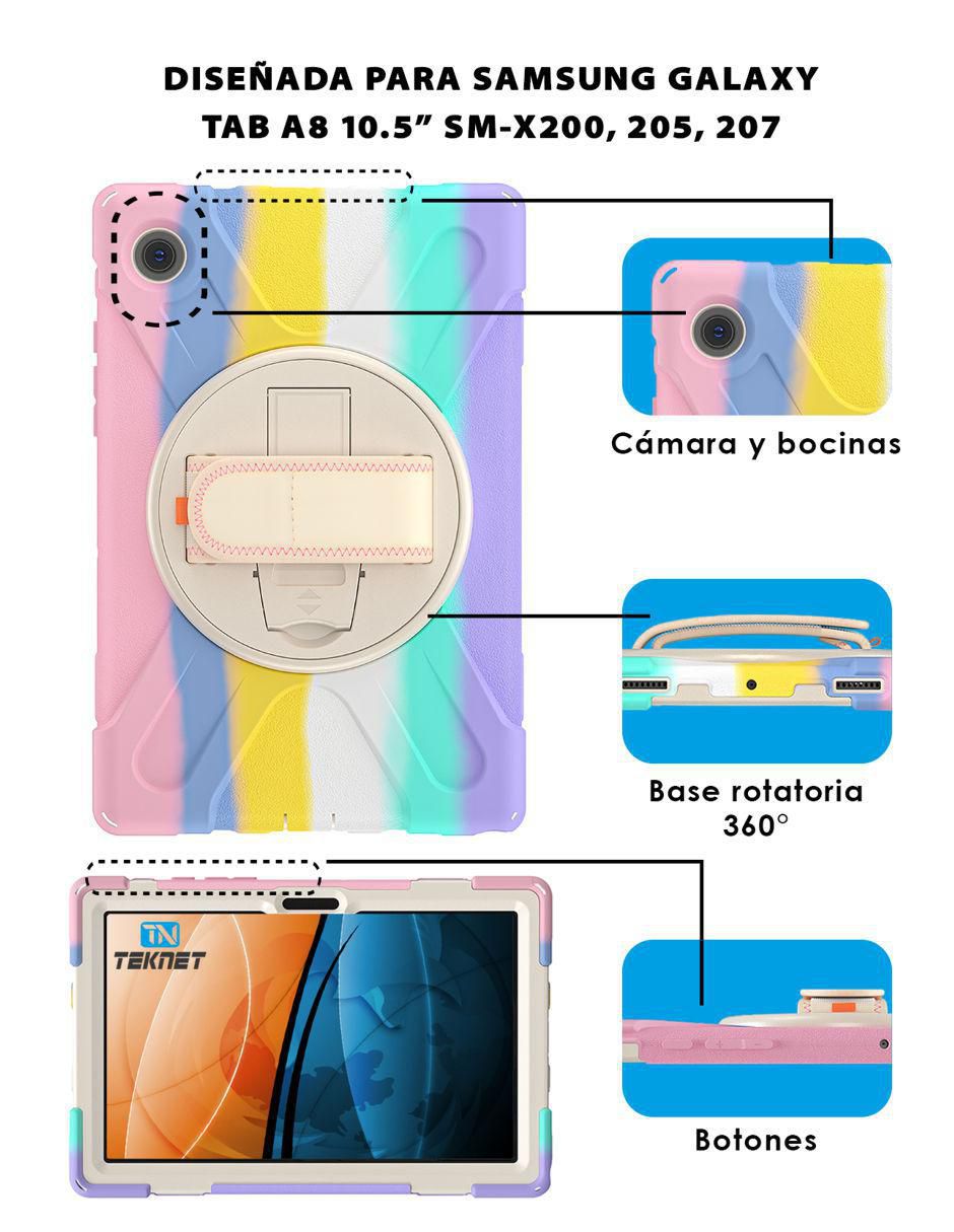 Funda para tablet Samsung Galaxy Tab A8 de 10.5" SM-X200- SM-X205 3