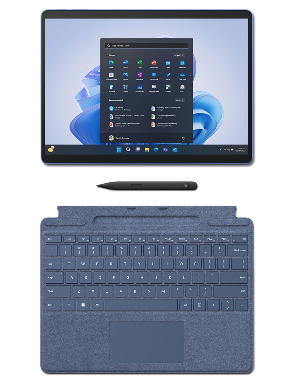 TECLADO MICROSOFT B0700TG, AZUL