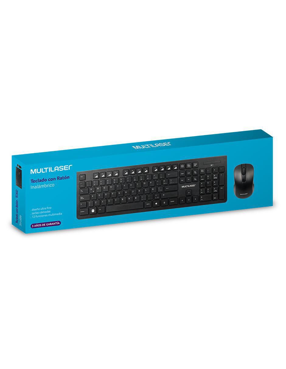 Mouse y Teclado Inalámbrico Slim TC502 3